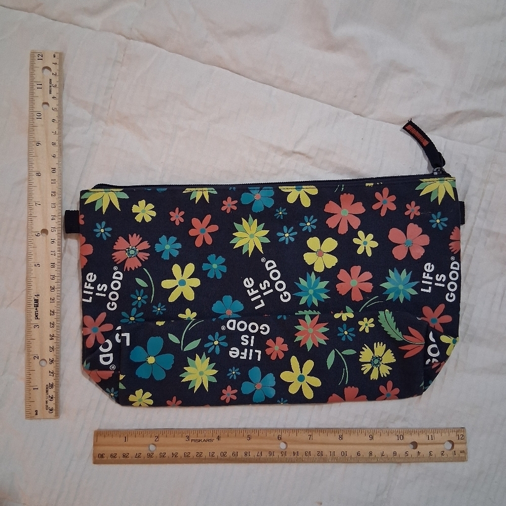 Floral Pouch with Positive Message - Picture 3 of 4